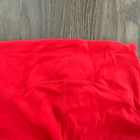 LULULEMON INSTILL HIGH-RISE TIGHT - DARK RED - SIZE 8 - 25" - Picture 4 of 4
